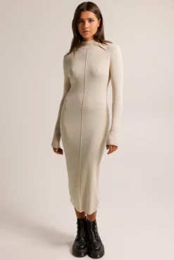 Jurken<America Today Jurk Daria Oatmeal