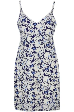 Jurken<America Today Jurk Dasha Terra|Blue/white|Army/white|Designprint