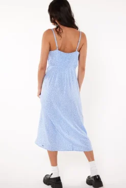 Jurken<America Today Jurk Davina Lightblue