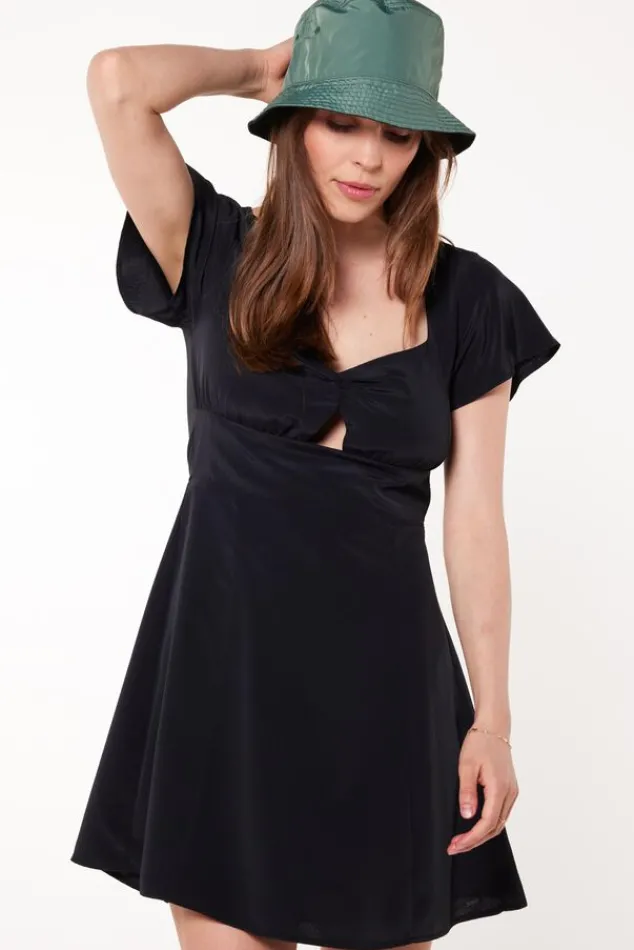 Jurken<America Today Jurk Dawn Flowerblack|Black