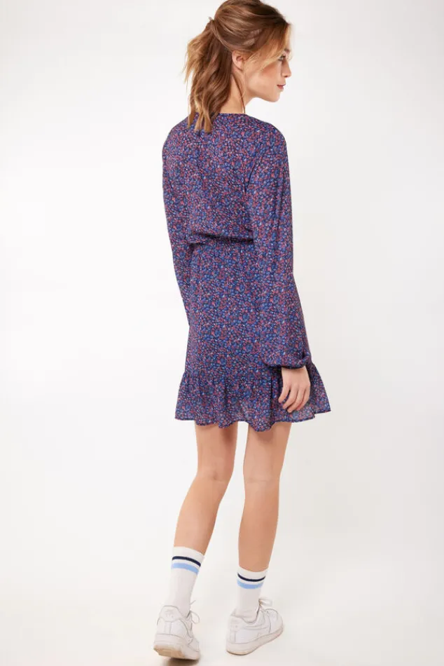 Jurken<America Today Jurk Dena Red/navy