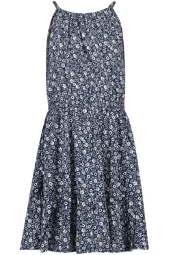 Jurken<America Today Jurk Diara jr Navy/white