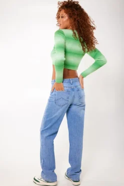 T-shirts & Tops<America Today Longsleeve Kenley Brown|Green