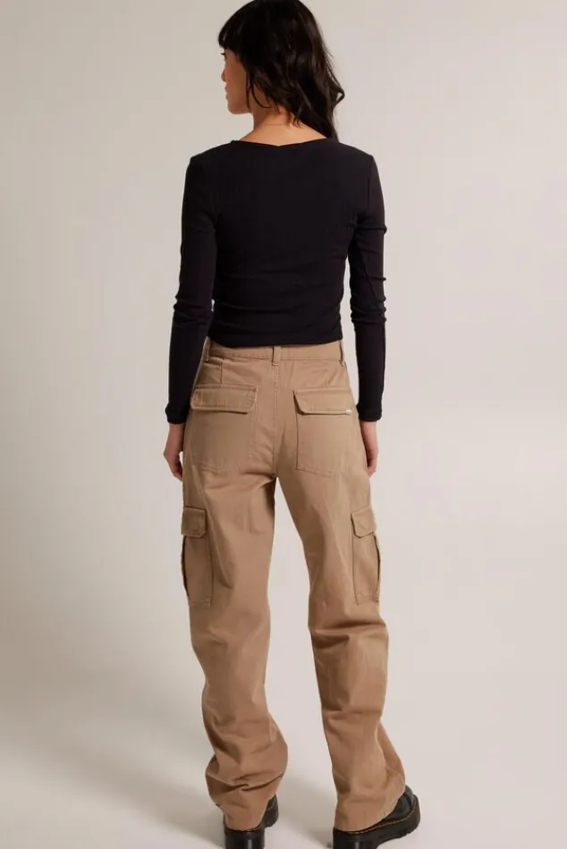 T-shirts & Tops<America Today Longsleeve Laney Black|Offwhite