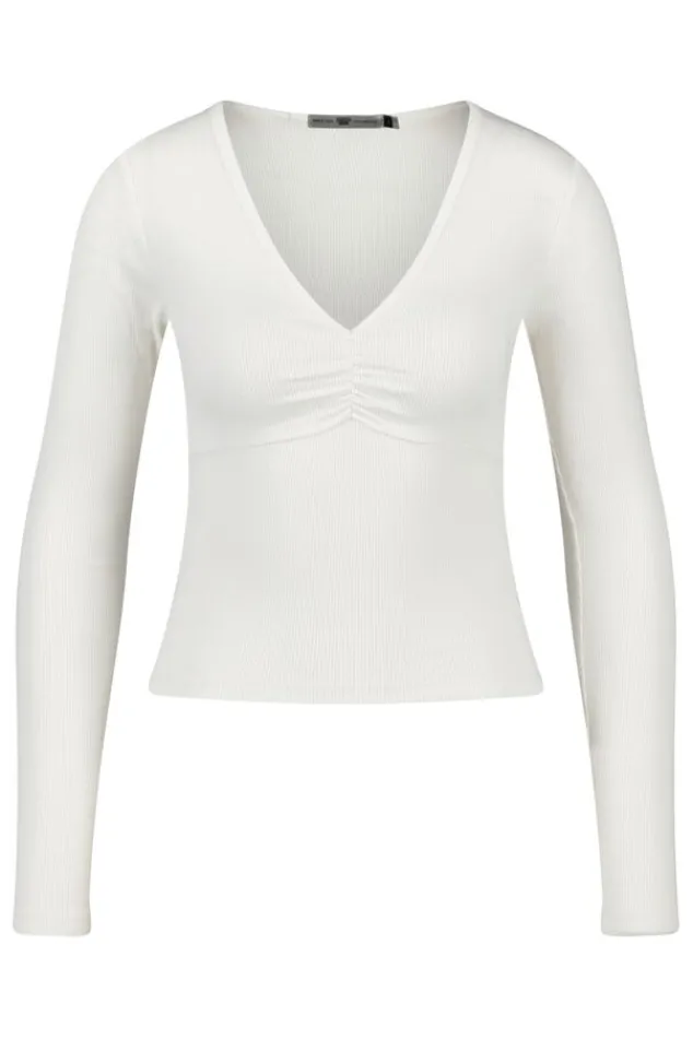 T-shirts & Tops<America Today Longsleeve Laney Offwhite