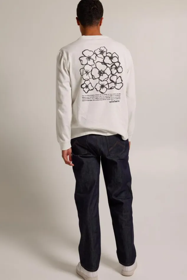 T-shirts & Polo's<America Today Longsleeve Lewis Offwhite