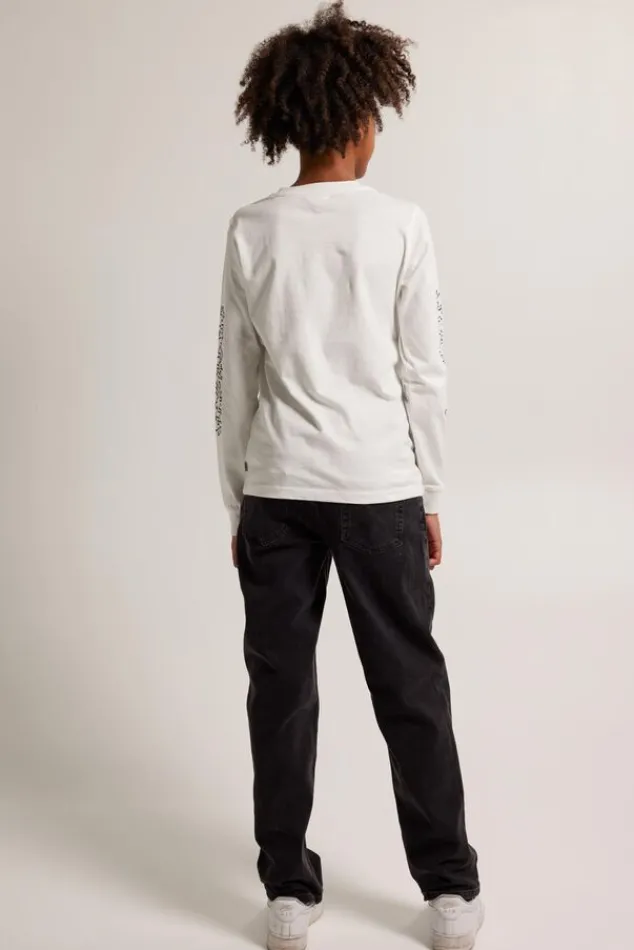 T-shirts & Polo's<America Today Longsleeve Lowel JR Offwhite