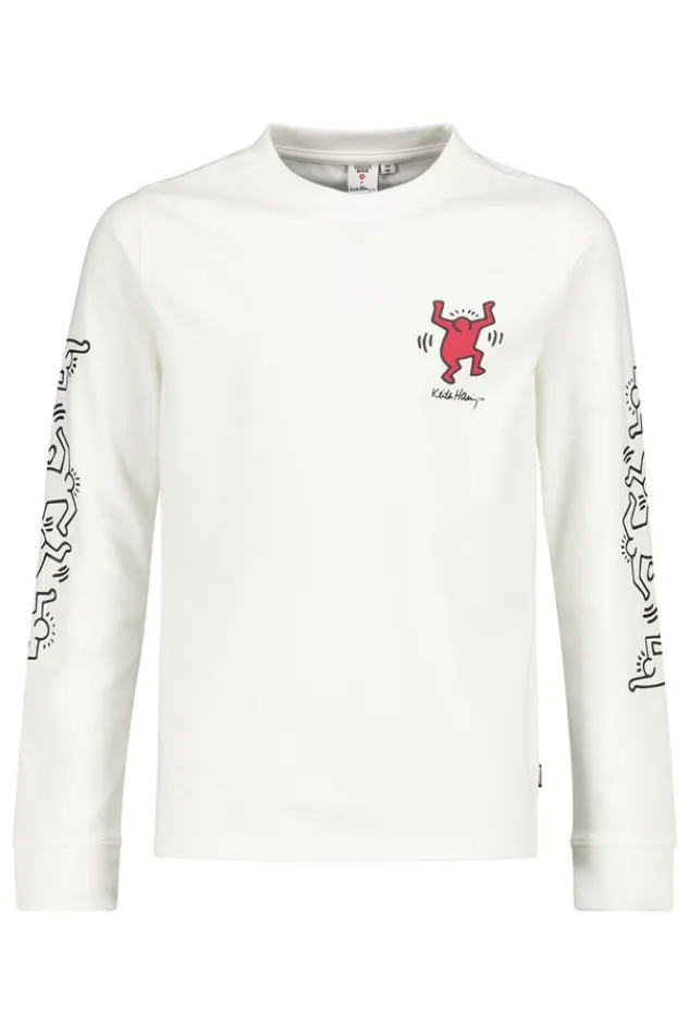 T-shirts & Polo's<America Today Longsleeve Lowel JR Offwhite