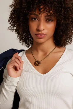 T-shirts & Tops<America Today Luca Black|Lime|Cypress|Softpink