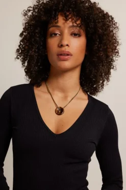 T-shirts & Tops<America Today Luca Black|Lime|Cypress|Softpink