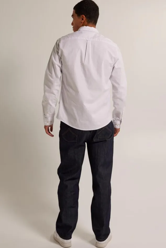 Overhemden<America Today Overhemd Hiller Lightblue|White