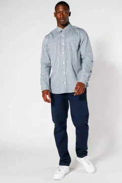 Overhemden<America Today Overhemd Hudson Lightblue