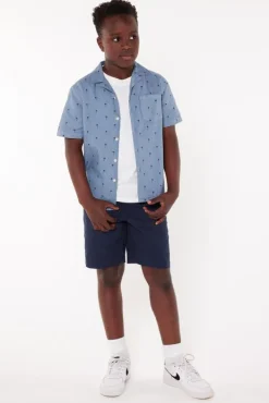 Overhemden<America Today Overhemd Ioha JR Washedblack|TrueBlue