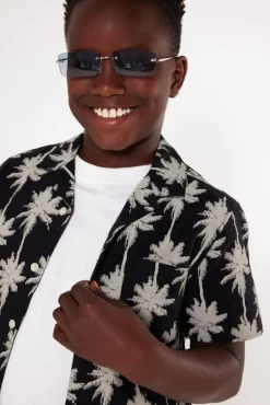 Overhemden<America Today Overhemd Ioha JR Washedblack|TrueBlue