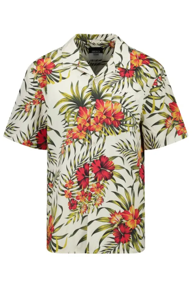 Overhemden<America Today Overhemd Isaac Darkblue|Deepblue|Sand