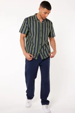 Overhemden|T-shirts & Polo's<America Today Overhemd Isley Grey|Deepblue|Beige