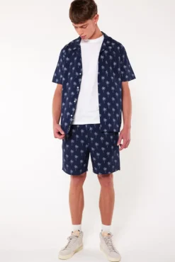 Overhemden|T-shirts & Polo's<America Today Overhemd Isley Grey|Deepblue|Beige