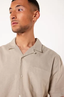 Overhemden|T-shirts & Polo's<America Today Overhemd Isley Grey|Deepblue|Beige