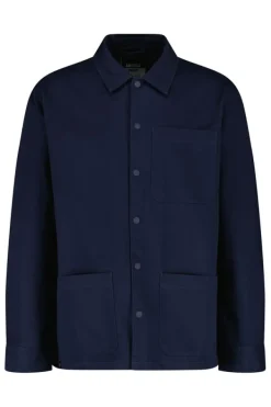 Overhemden<America Today Overshirt Heston Darkblue|Sand