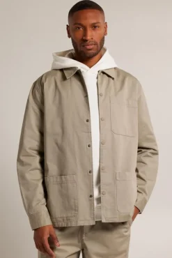 Overhemden<America Today Overshirt Heston Darkblue|Sand