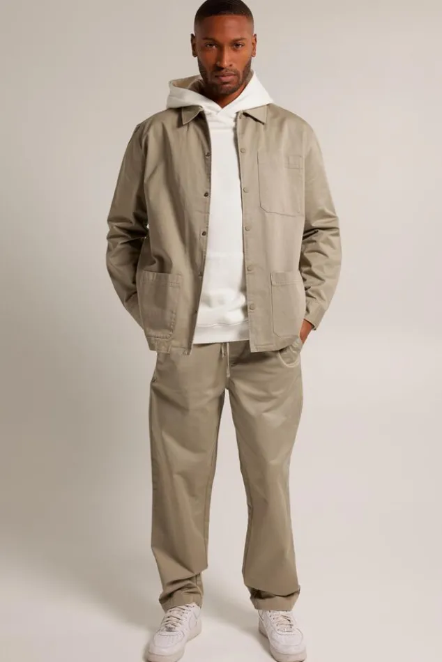 Overhemden<America Today Overshirt Heston Darkblue|Sand