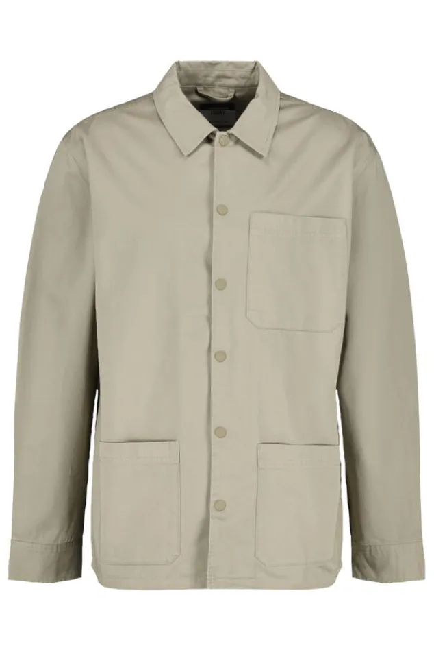 Overhemden<America Today Overshirt Heston Darkblue|Sand