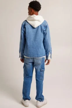 Overhemden<America Today Overshirt Hogan Denim JR Mediumblue