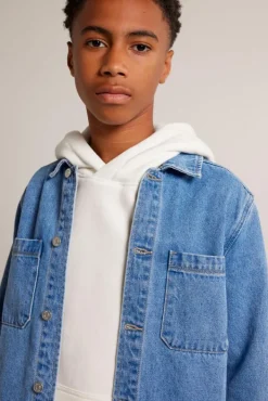 Overhemden<America Today Overshirt Hogan Denim JR Mediumblue