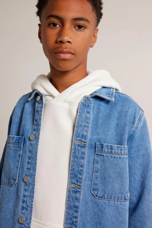 Overhemden<America Today Overshirt Hogan Denim JR Mediumblue