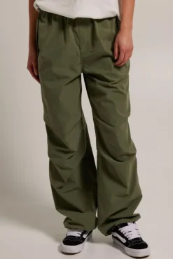 Broeken<America Today Parachute pants Phara Army|Beige