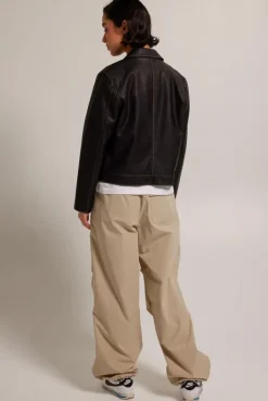 Broeken<America Today Parachute pants Phara Army|Beige