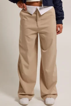 Broeken<America Today Pascal Navy|Sand