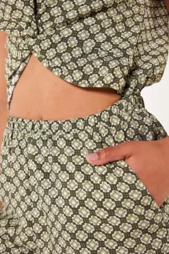 Shorts<America Today Playsuit Naola Army/white|Black