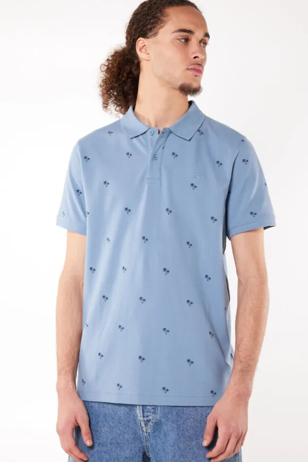 T-shirts & Polo's<America Today Polo Elton TrueBlue|Sage|Offwhite