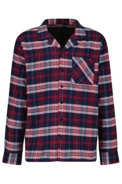 Ondergoed & Lounge<America Today Pyjama Nathan Shirt Red/blue