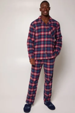 Ondergoed & Lounge|Pyjama<America Today Pyjama Nathan shirt Red/navy