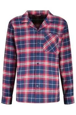 Ondergoed & Lounge|Pyjama<America Today Pyjama Nathan shirt Red/navy