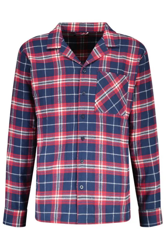 Ondergoed & Lounge|Pyjama<America Today Pyjama Nathan shirt Red/navy