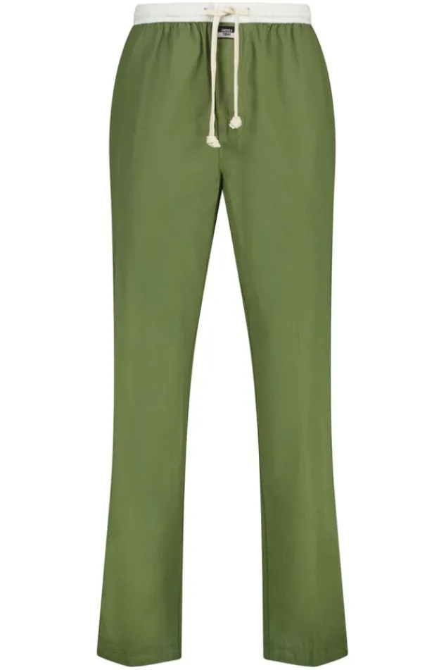 Ondergoed & Lounge<America Today Pyjamabroek Lake Blue/white|Army/white|White/blue|Army