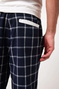 Ondergoed & Lounge|Pyjama<America Today Pyjamabroek Lake Navy/white