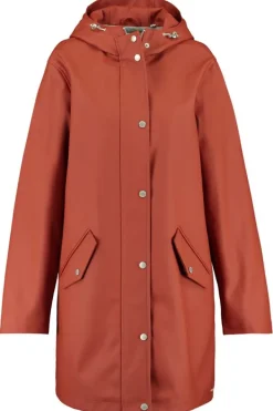 Jassen|Dames regenjassen<America Today Regenjas dames gevoerd lang