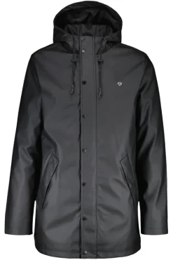 Jassen|Heren regenjassen<America Today Regenjas Jace Washedblack|Deepblue|Green