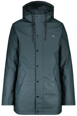Jassen|Heren regenjassen<America Today Regenjas Jace Washedblack|Deepblue|Green
