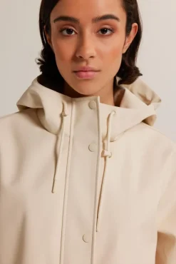 Jassen|Dames regenjassen<America Today Regenjas Janah Ivory