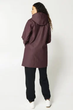 Jassen|Dames regenjassen<America Today Regenjas Janice Black|Frenchblue|Navy