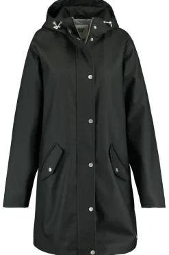 Jassen|Dames regenjassen<America Today Regenjas Janice Black|Frenchblue|Navy