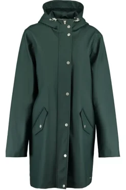 Jassen|Dames regenjassen<America Today Regenjas Janice Black|Frenchblue|Navy