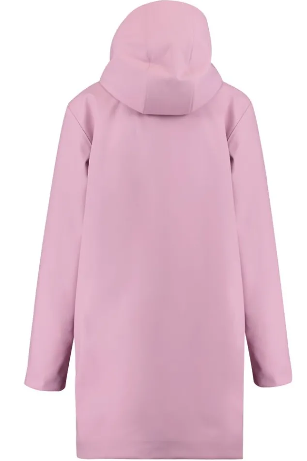 Jassen|Dames regenjassen<America Today Regenjas Janice Teddy Oldpink|Hardgreen|Burgundy