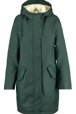 Jassen|Dames regenjassen<America Today Regenjas Janice Teddy Hardgreen|Burgundy|Oldpink