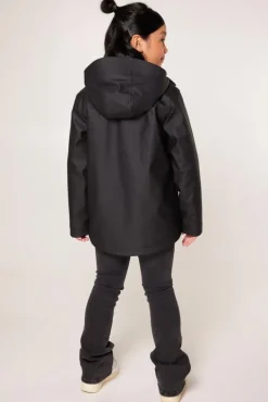 Jassen|Meisjes regenjassen<America Today Regenjas Janice Teddy JR Black|Navy|Sage